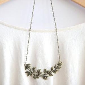 Woodland Large Branch Necklace // Garden Necklace..