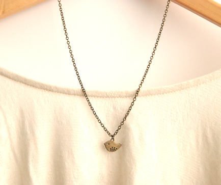Small Swallow Bird Necklace // Bridesmaid Necklace // Bridesmaids Gifts